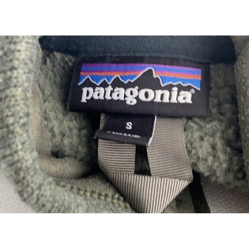 Patagonia Better Sweater Jacket Womens Small Olive Green Full Zip Fleece Pockets - Picture 13 of 16